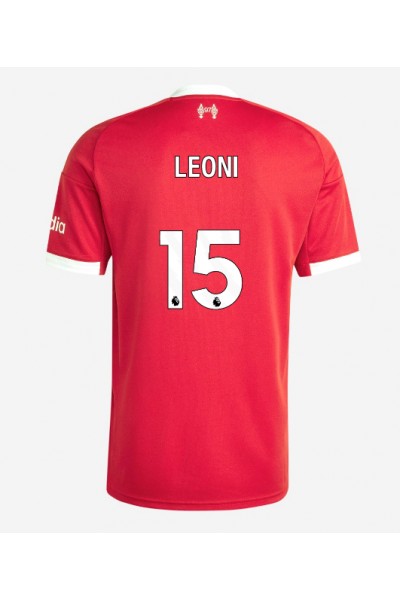 Liverpool Giovanni Leoni #15 Jalkapallovaatteet Kotipaita 2025-26 Lyhythihainen Liverpool Giovanni Leoni #15 Jalkapallovaatteet Kotipaita 2025-26 Lyhythihainen